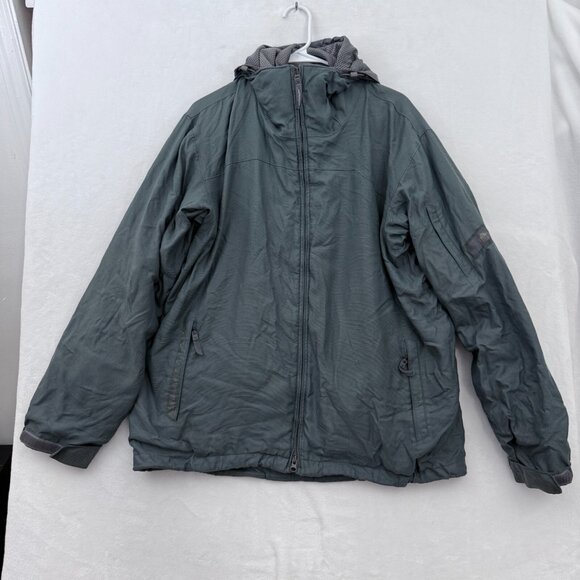 Nike Other - Nike ACG 3 In 1 Jacket Mens M Gray Full Zip Hooded Fleece Line Thermal Layer